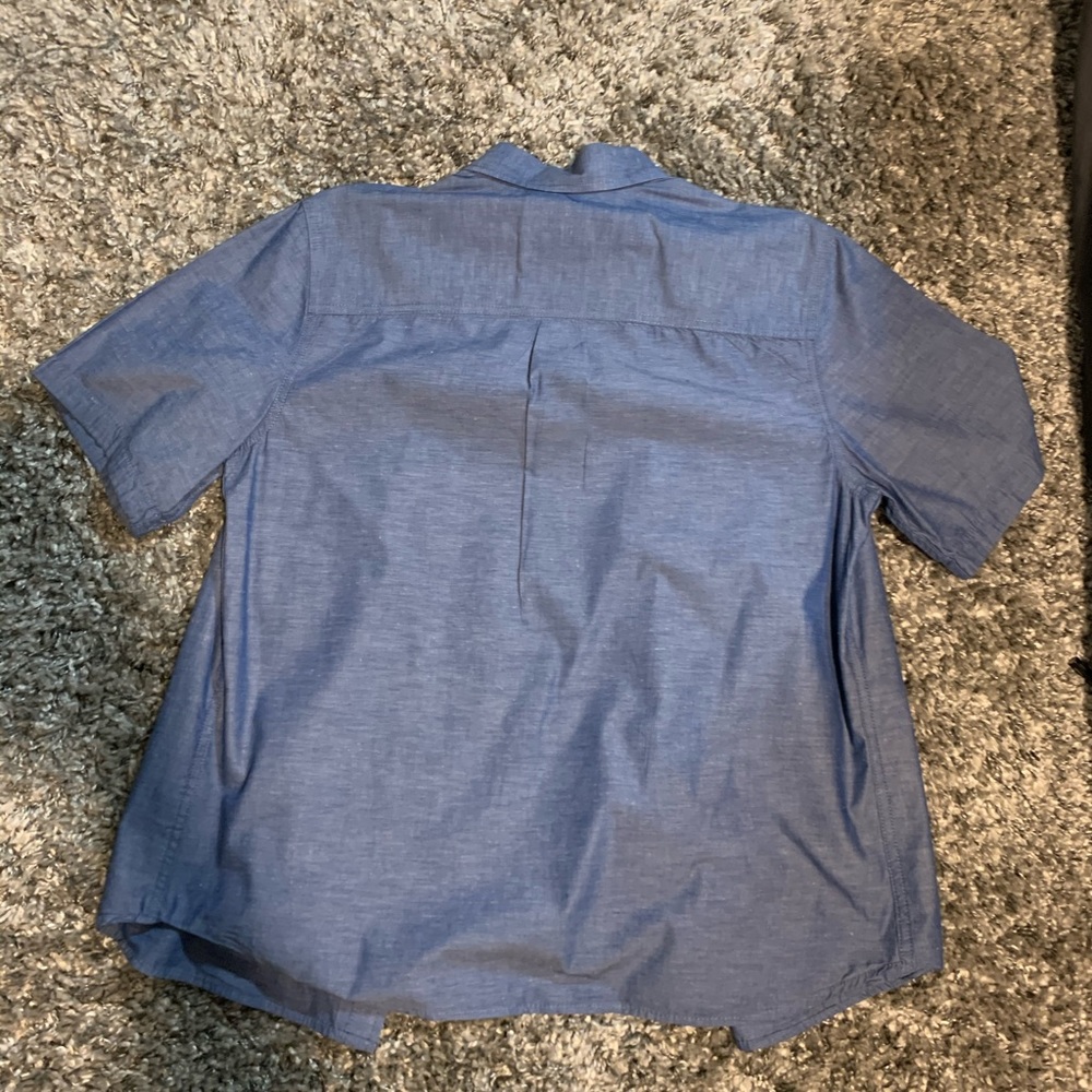 Missimo Supply Co Blue Short Sleeve Button Down